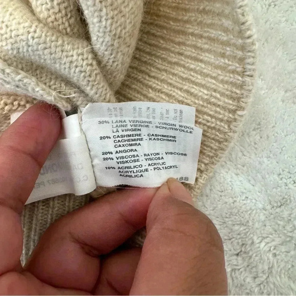 Valentino Jeans Mock Men's Turtleneck 1/4 Zip Sweater size XL - Picture 9 of 15